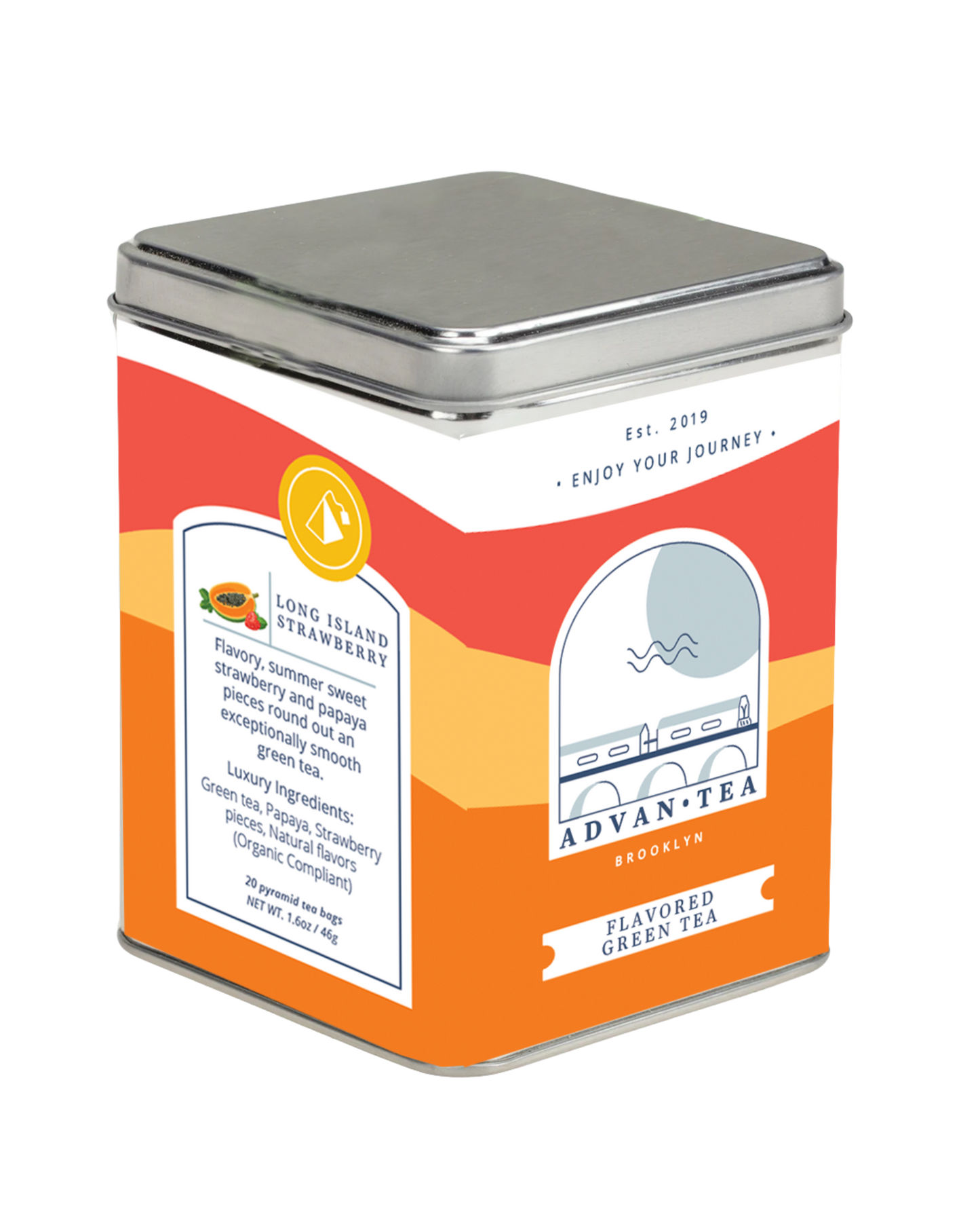 Long Island Strawberry Tea Bags – Advan Tea - 4 Pack