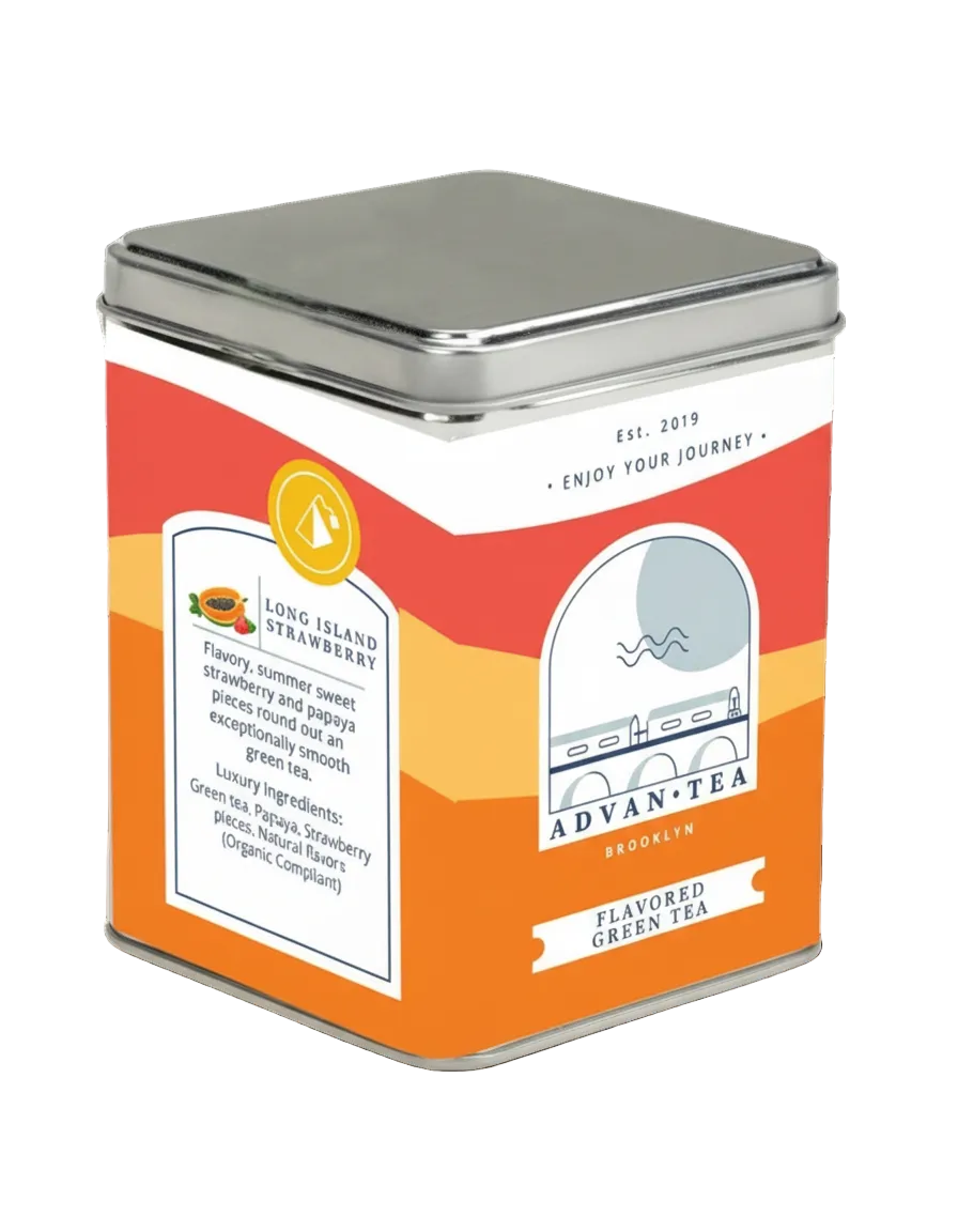 Long Island Strawberry Tea Bags – Advan Tea - 4 Pack