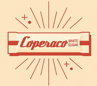 Coperaco White sugar packets