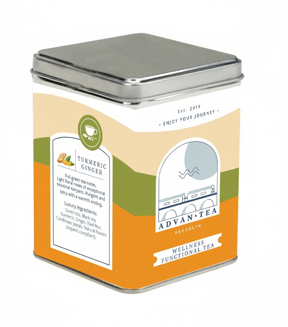 Turmeric Ginger Loose Leaf – Advan Tea - 6 Pack