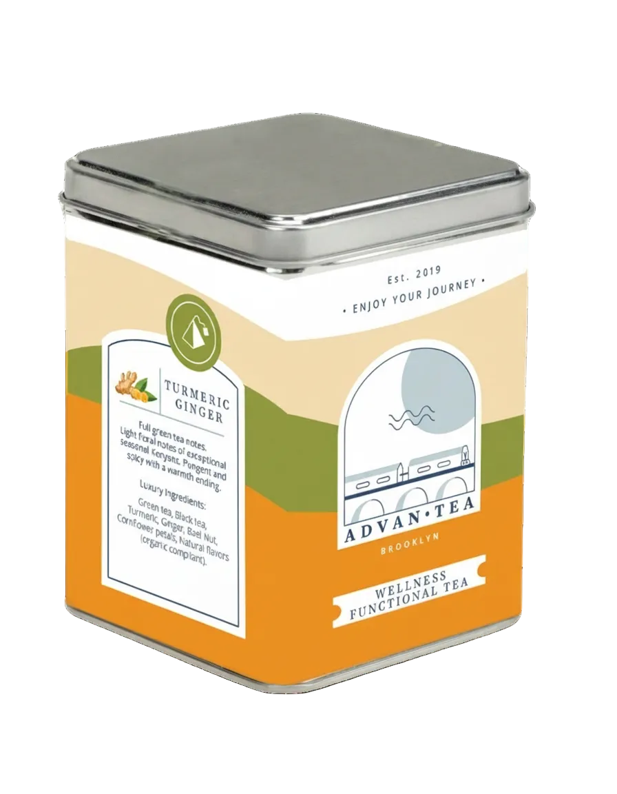 Turmeric Ginger Tea Bags – Advan Tea - 4 Pack