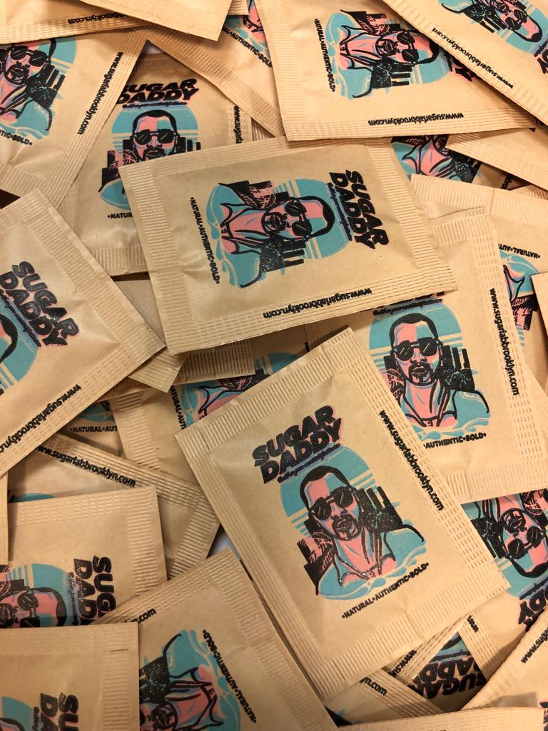 Sugar Daddy raw sugar packets - 1200 count box