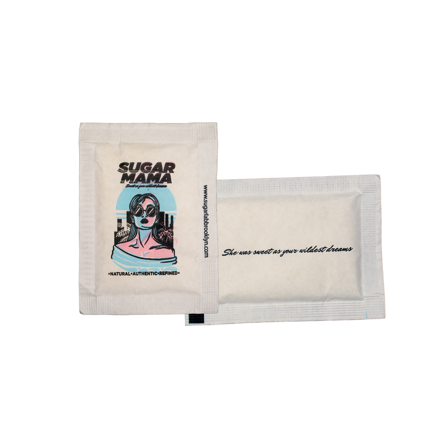 Sugar Mama white sugar packets - 1200 count box