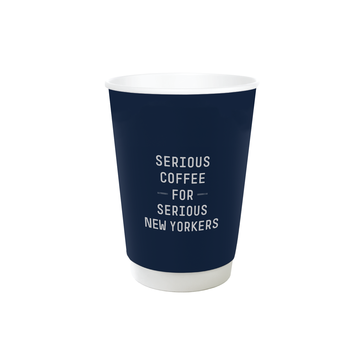 12 oz Stone Street Blue Hot Cup