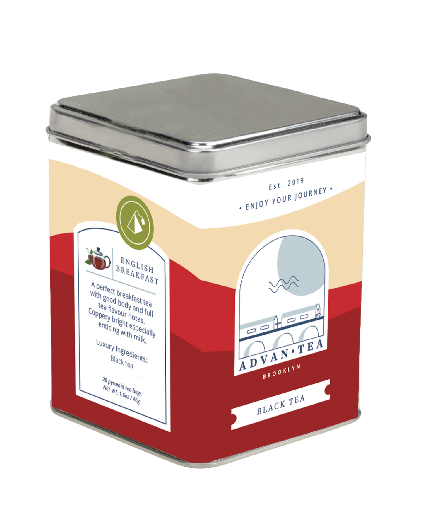 English Breakfast Tea Bags – Advan Tea - 4 Pack