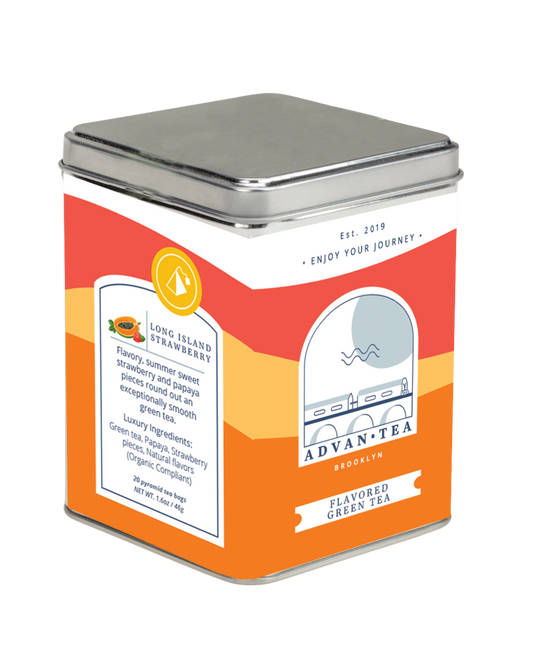 Long Island Strawberry Tea Bags – Advan Tea