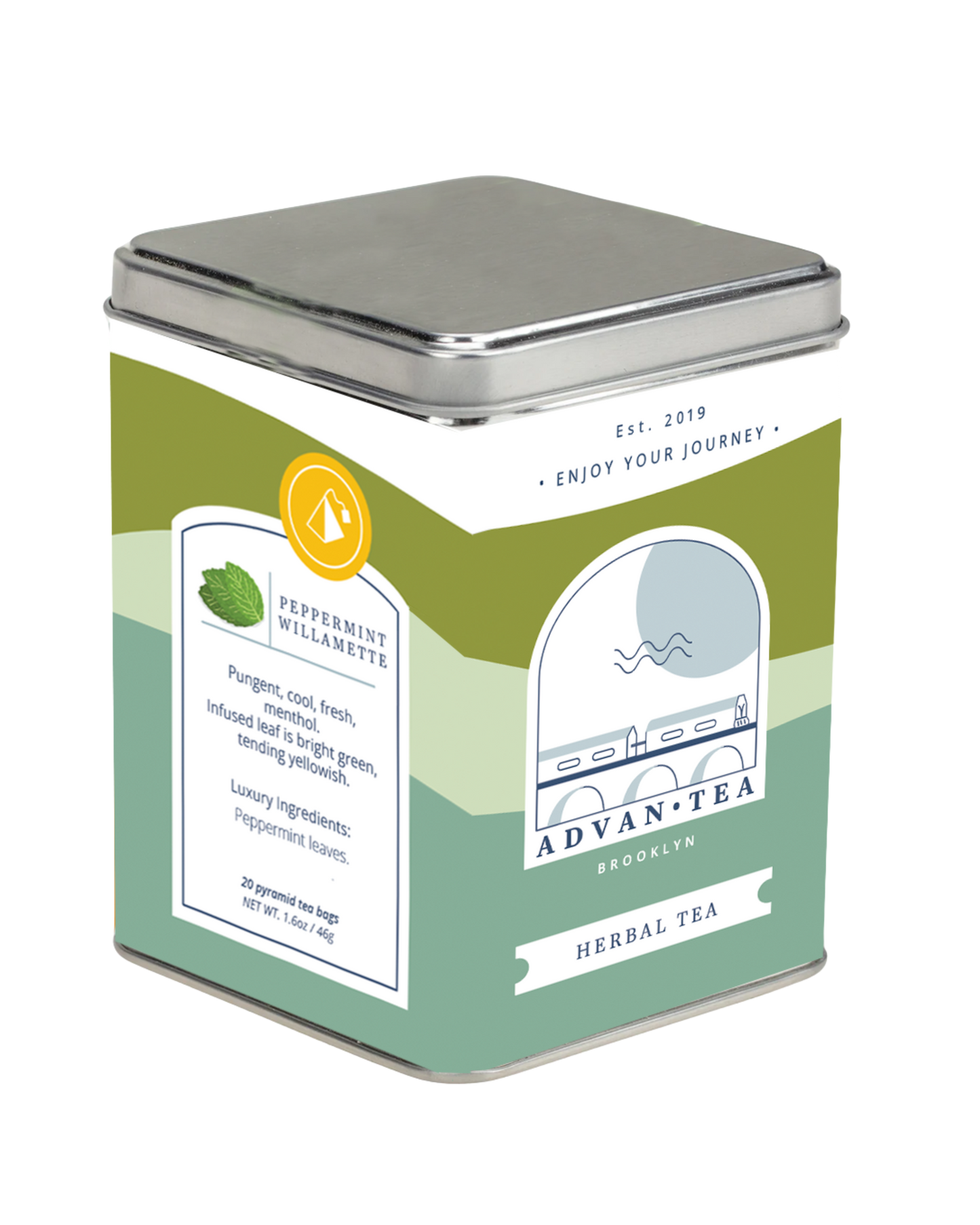 Peppermint Willamette Tea Bags – Advan Tea - 4 Pack