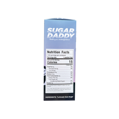 Sugar Daddy raw sugar packets - 100 CT